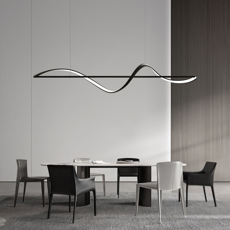 Atelier Linear Chandelier-Riverstone Luxe