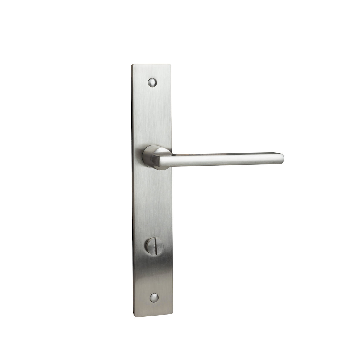 Decorus Door Lever on Long Plate-Riverstone Luxe
