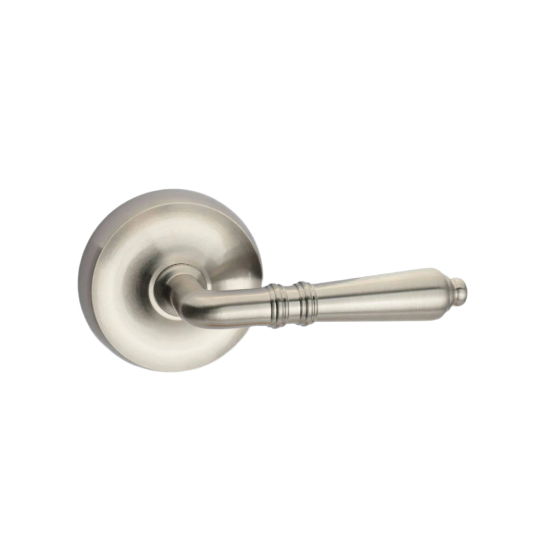 Dora Brass Door Lever-Riverstone Luxe