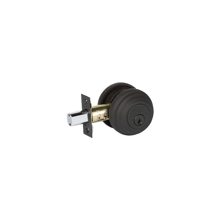 Forged Brass Deadbolt-Riverstone Luxe