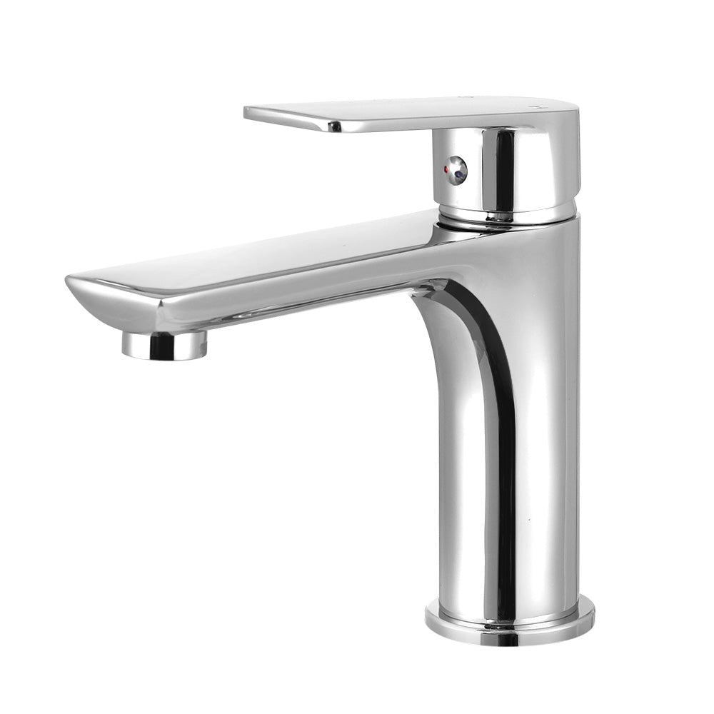Lume Bathroom Basin Brass Mixer Tap-Riverstone Luxe