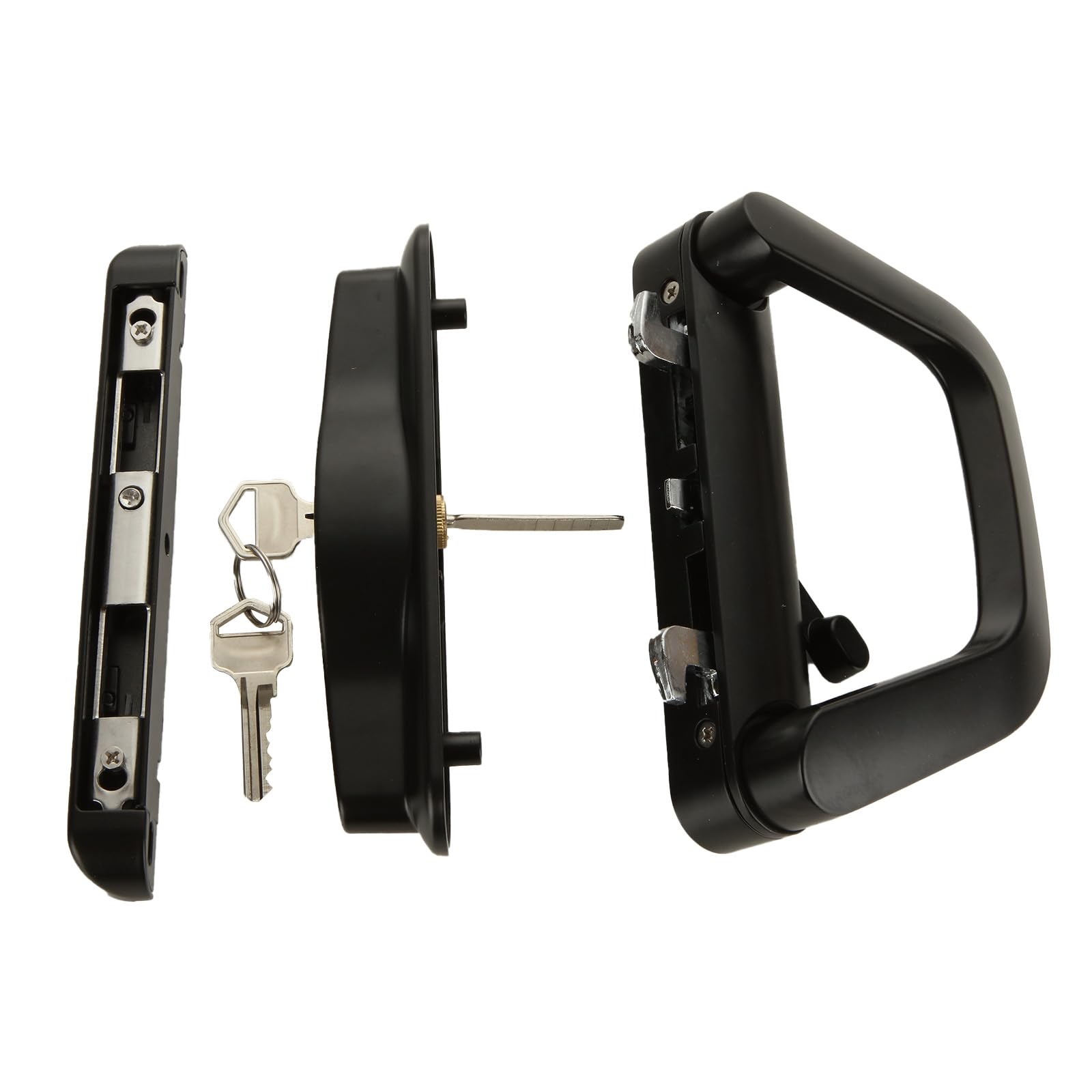 Monarch Sliding Door Handle Set-Riverstone Luxe