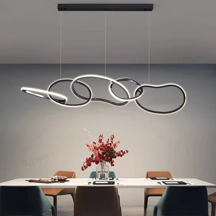 Orion Ring Chandelier-Riverstone Luxe