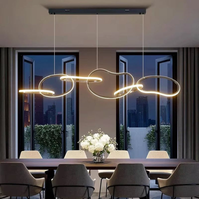 Orion Ring Chandelier-Riverstone Luxe